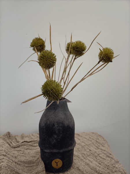 Ronde distel bloem