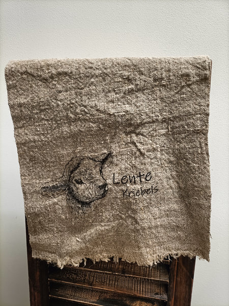 Shabby doek lammetje lente kriebels