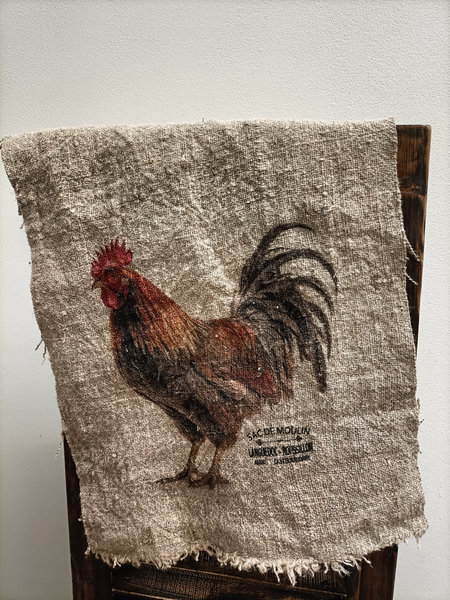 Shabby doek haan