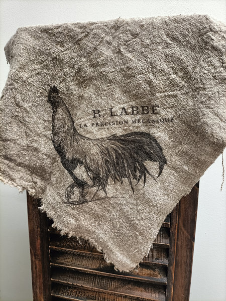 Shabby doek haan