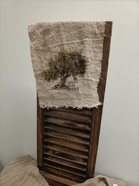 Shabby doek olijfboom